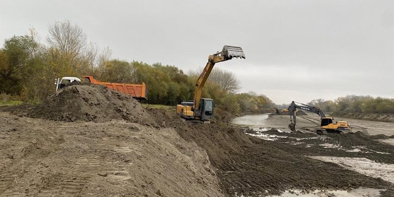 Терско-Каспийский филиал ФГБУ «Главрыбвод» завершил работы по расчистке Гудийской протоки реки Терек